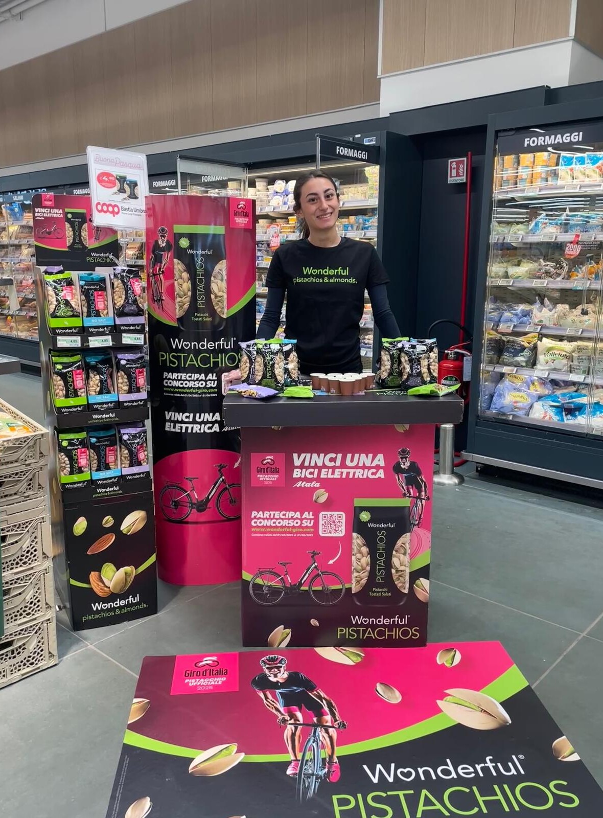 Wonderful Pistachios at the starting line of the Giro