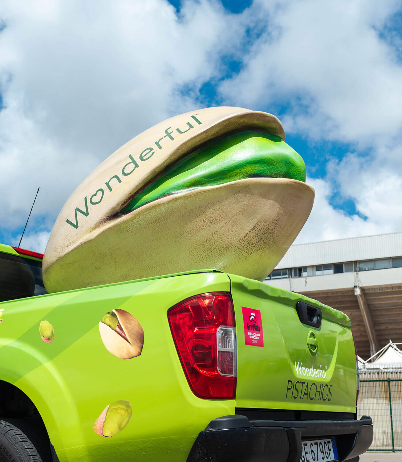 Wonderful Pistachios at the starting line of the Giro